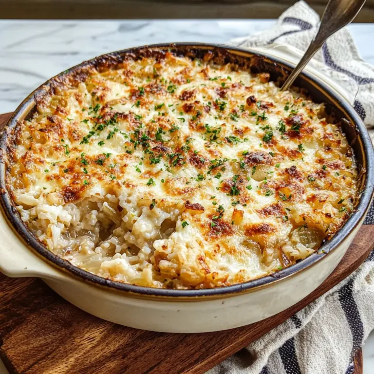 Savory Comfort: Discover the Magic of Rice Casserole with French Onion Soup 5 Savory Comfort: Discover the Magic of Rice Casserole with French Onion Soup - Featured Image