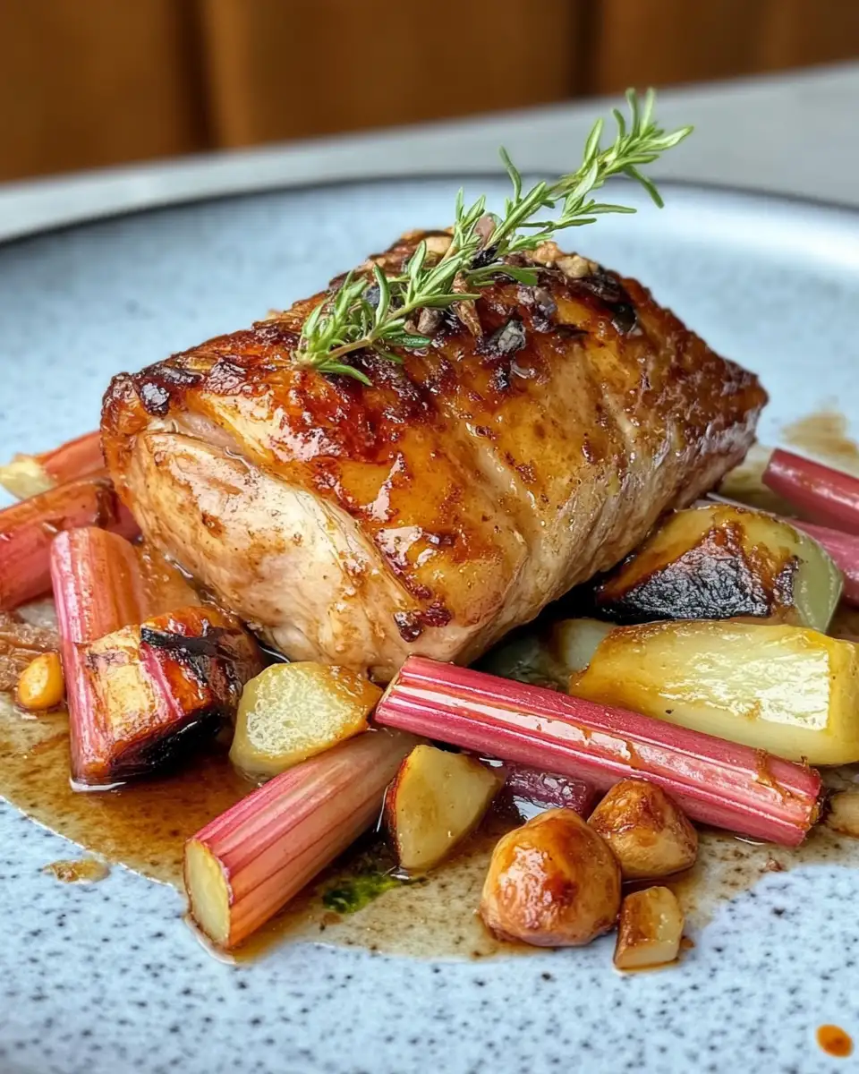 Savory Rhubarb Recipes: A Delicious Twist on Your Favorite Dishes 6 Final dish - Savory Rhubarb Recipes: A Delicious Twist on Your Favorite Dishes