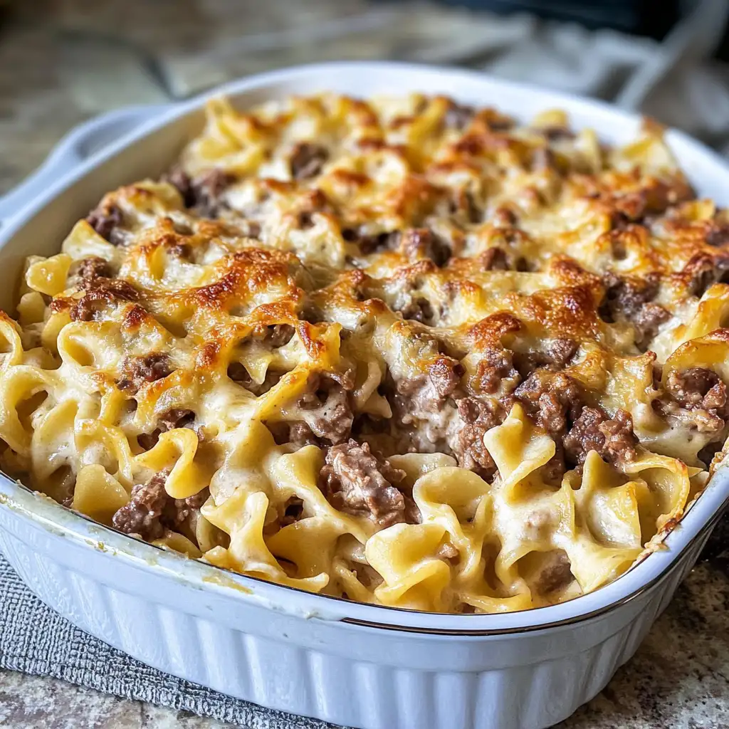 Creamy Comfort: Unveiling the Ultimate Sour Cream Beef Noodle Casserole - Featured Image