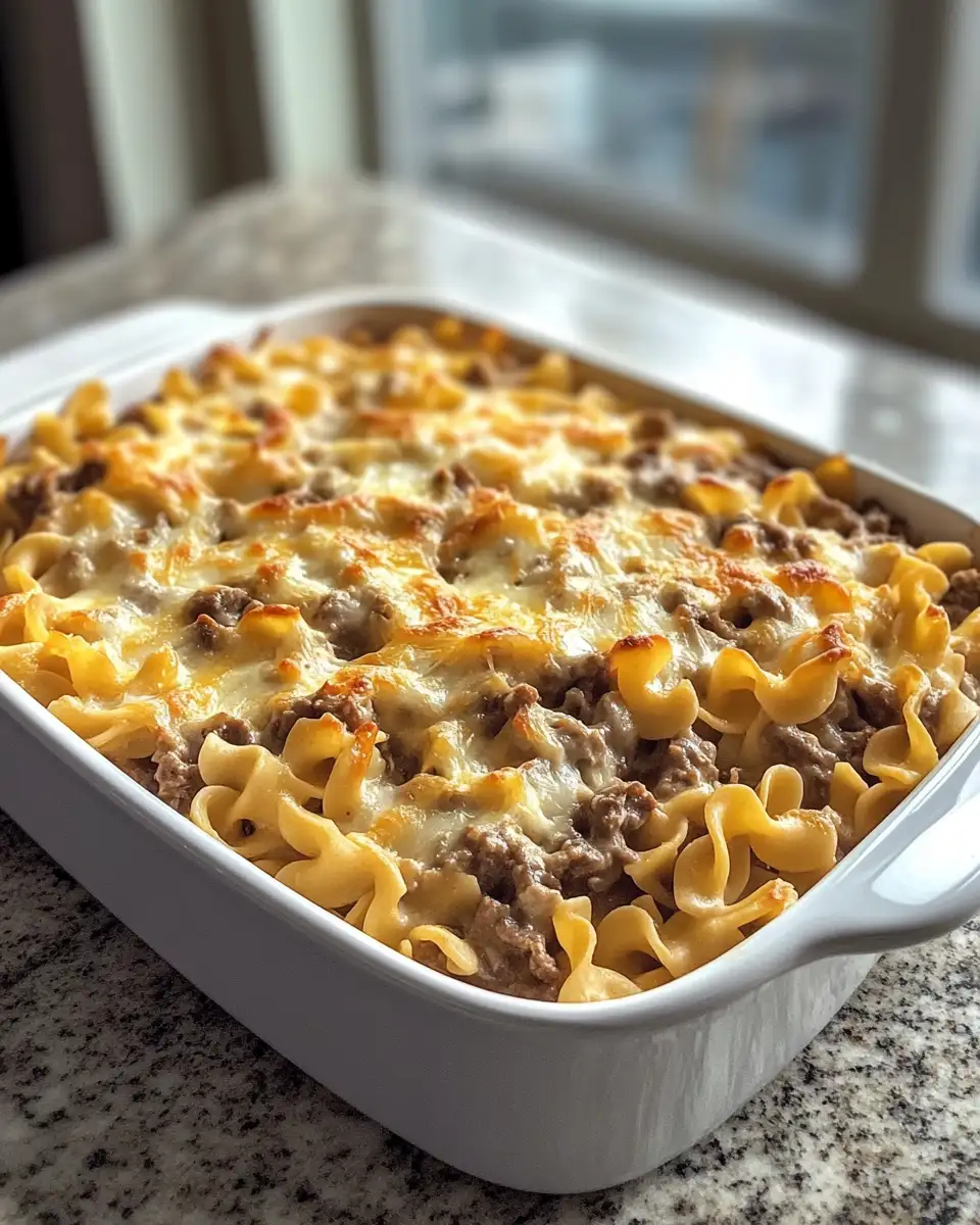 Creamy Comfort: Unveiling the Ultimate Sour Cream Beef Noodle Casserole 6 Final dish - Creamy Comfort: Unveiling the Ultimate Sour Cream Beef Noodle Casserole