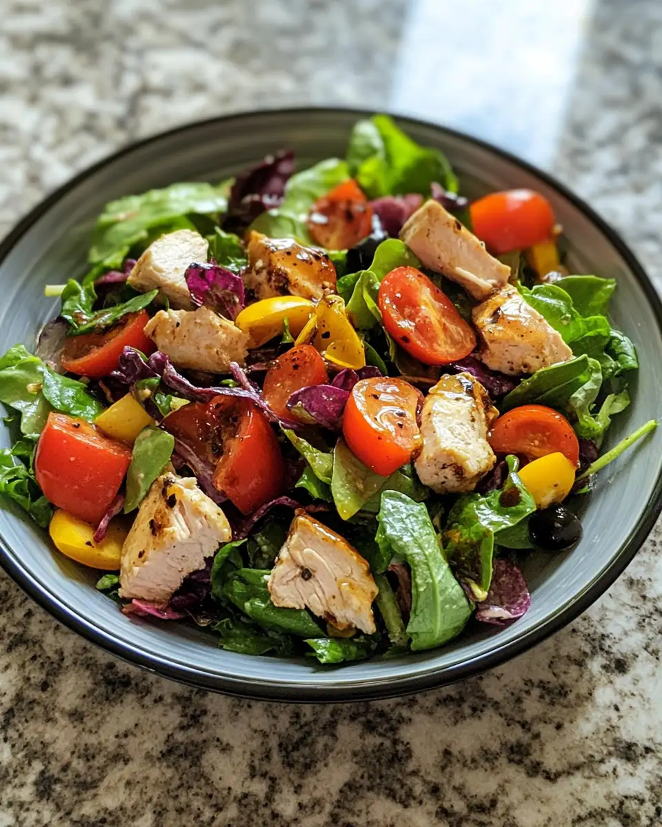 Fresh & Flavorful: Spring Mix Salad with Balsamic Honey Dressing Delight 6 Final dish - Fresh & Flavorful: Spring Mix Salad with Balsamic Honey Dressing Delight