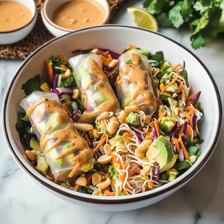 Fresh Flavors Unwrapped: Dive into a Spring Roll Salad with Creamy Peanut Sauce 5 Fresh Flavors Unwrapped: Dive into a Spring Roll Salad with Creamy Peanut Sauce - Featured Image