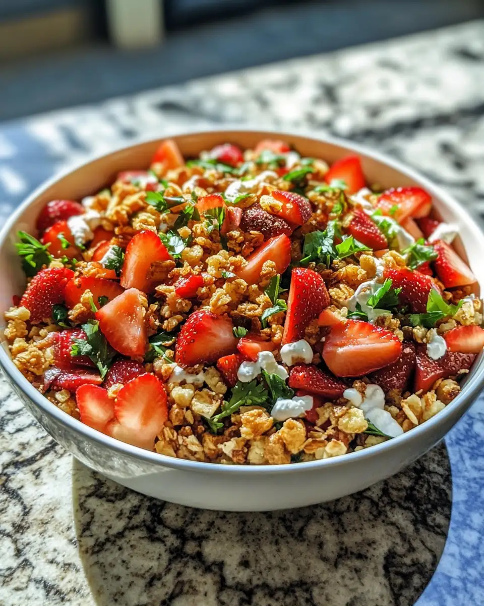 Discover the Ultimate Strawberry Crunch Salad Sensation 6 Final dish - Discover the Ultimate Strawberry Crunch Salad Sensation