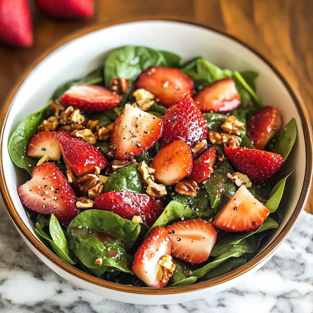 Sweet Meets Savory: The Ultimate Strawberry Spinach Salad Recipe - Featured Image
