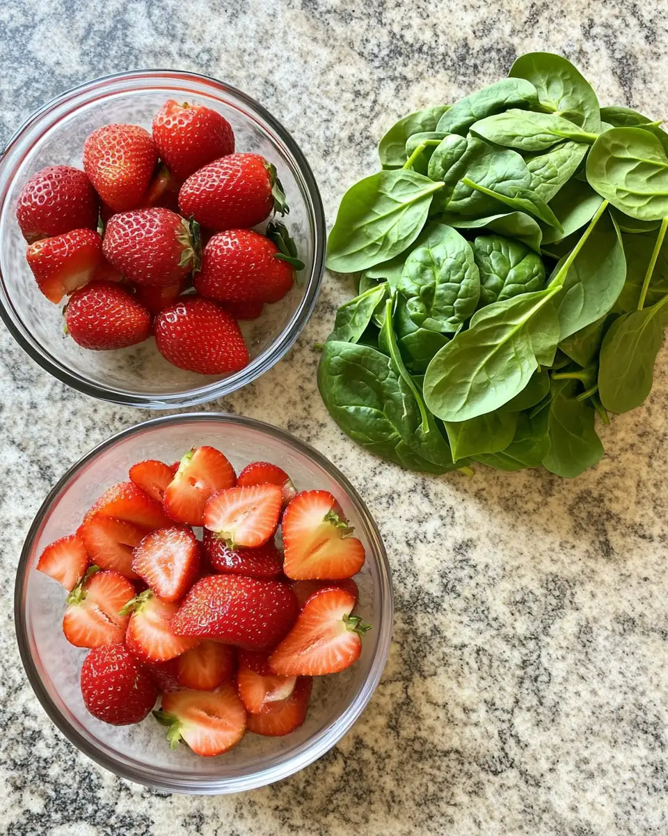 Sweet Meets Savory: The Ultimate Strawberry Spinach Salad Recipe 4 Ingredients for Sweet Meets Savory: The Ultimate Strawberry Spinach Salad Recipe