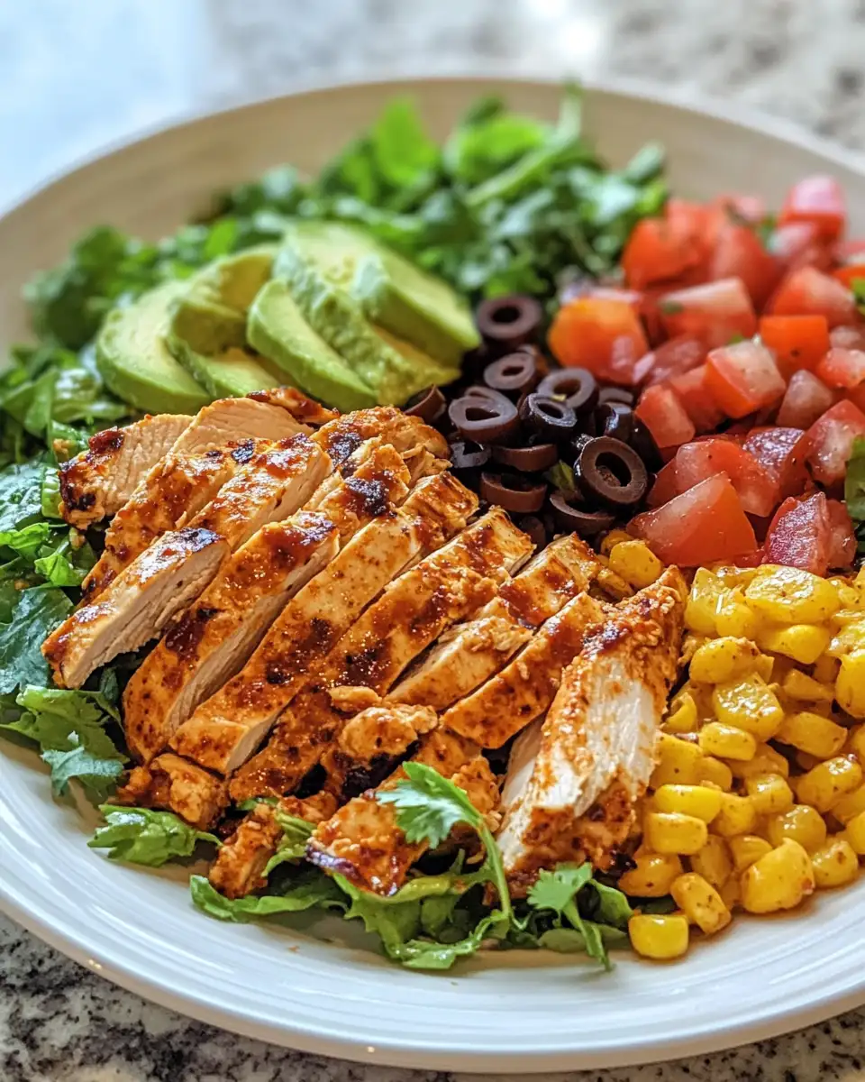 Taco Chicken Salad: A Flavor Fiesta in Every Bite 6 Final dish - Taco Chicken Salad: A Flavor Fiesta in Every Bite