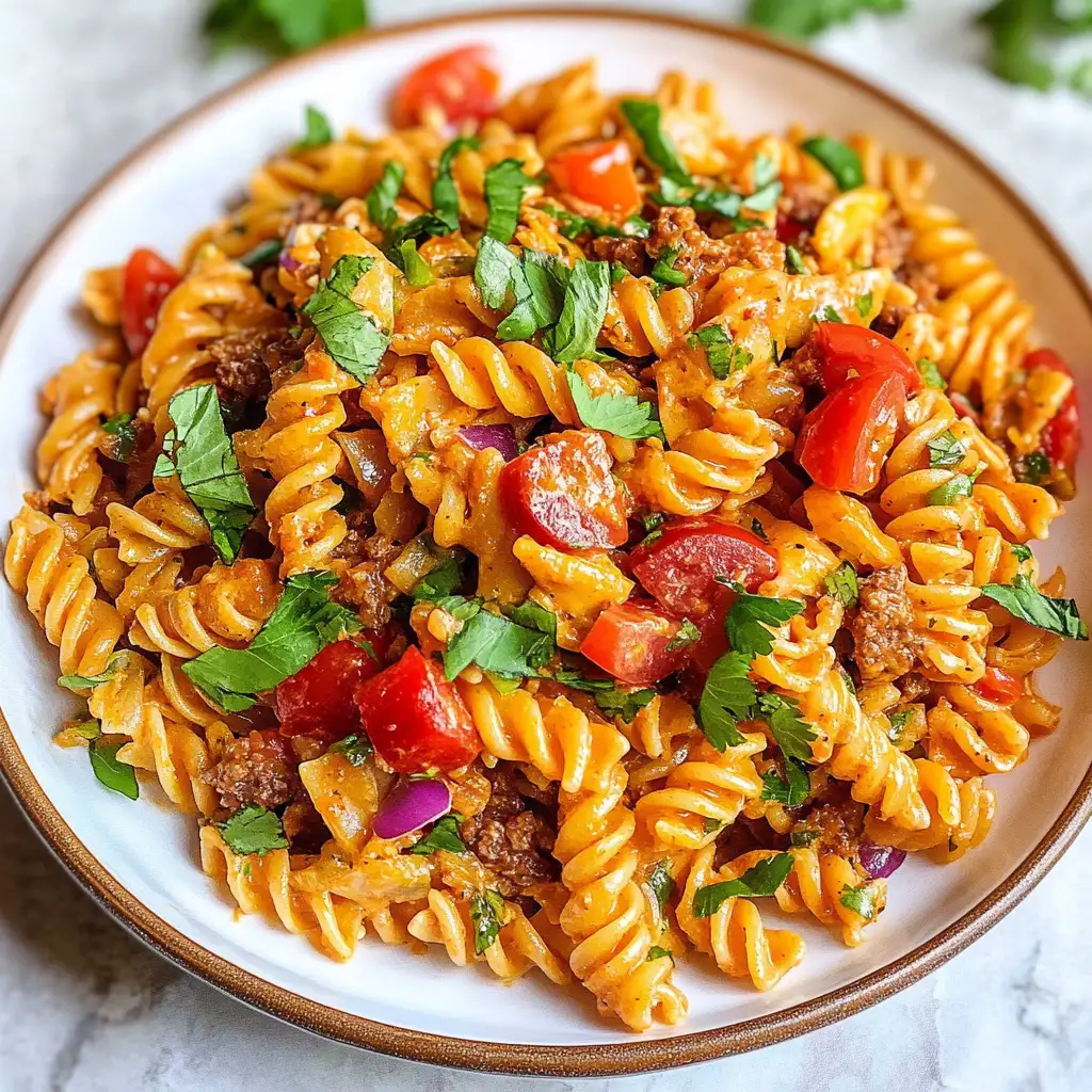 Taco Pasta Salad: A Zesty Fusion Fiesta in Every Bite - Featured Image