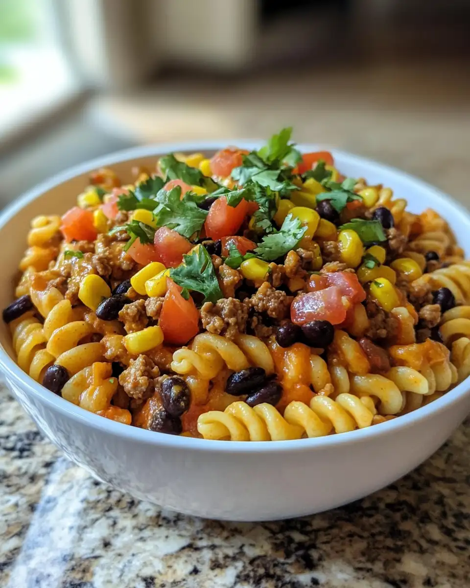 Taco Pasta Salad: A Zesty Fusion Fiesta in Every Bite 6 Final dish - Taco Pasta Salad: A Zesty Fusion Fiesta in Every Bite