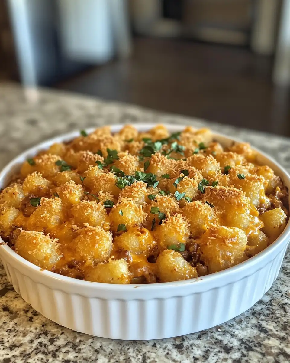 Saddle Up Your Taste Buds with Irresistible Tater Tot Cowboy Casserole 6 Final dish for Saddle Up Your Taste Buds with Irresistible Tater Tot Cowboy Casserole