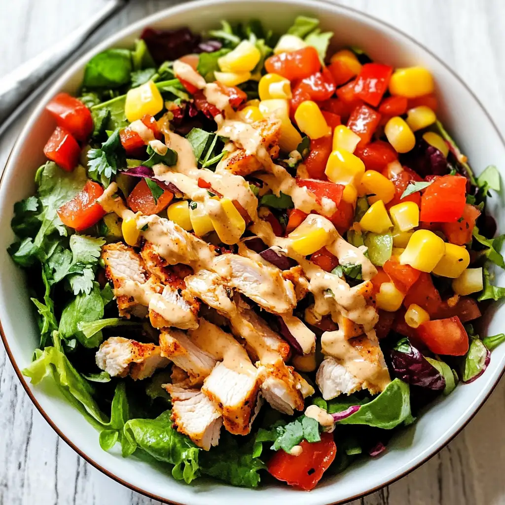 Taste the Southwest: Tex-Mex Chicken Chopped Salad Fiesta - Featured Image