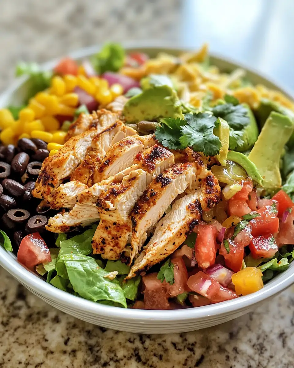 Taste the Southwest: Tex-Mex Chicken Chopped Salad Fiesta 6 Final dish - Taste the Southwest: Tex-Mex Chicken Chopped Salad Fiesta