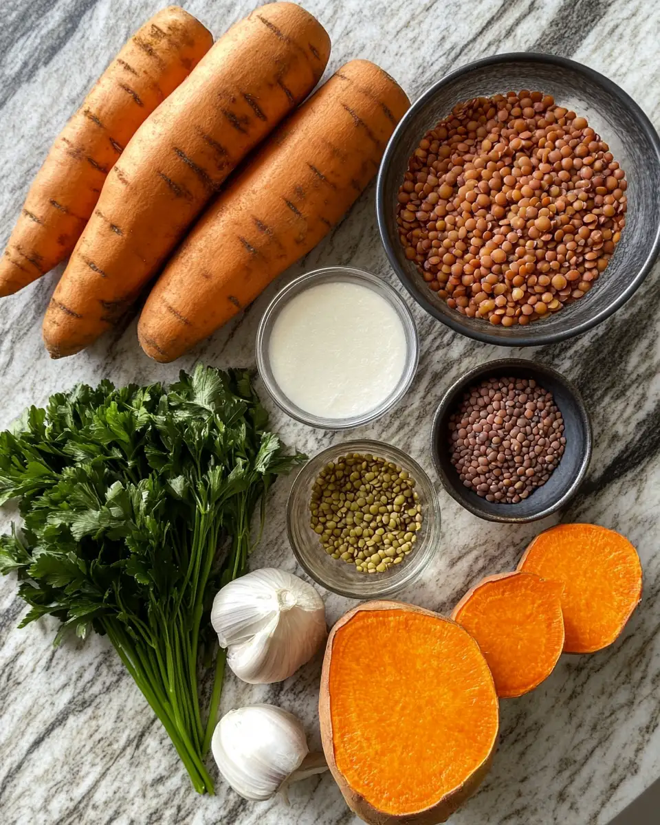 Irresistible Vegan Sweet Potato Lentil Bake to Savor Every Bite 4 Ingredients for Irresistible Vegan Sweet Potato Lentil Bake to Savor Every Bite