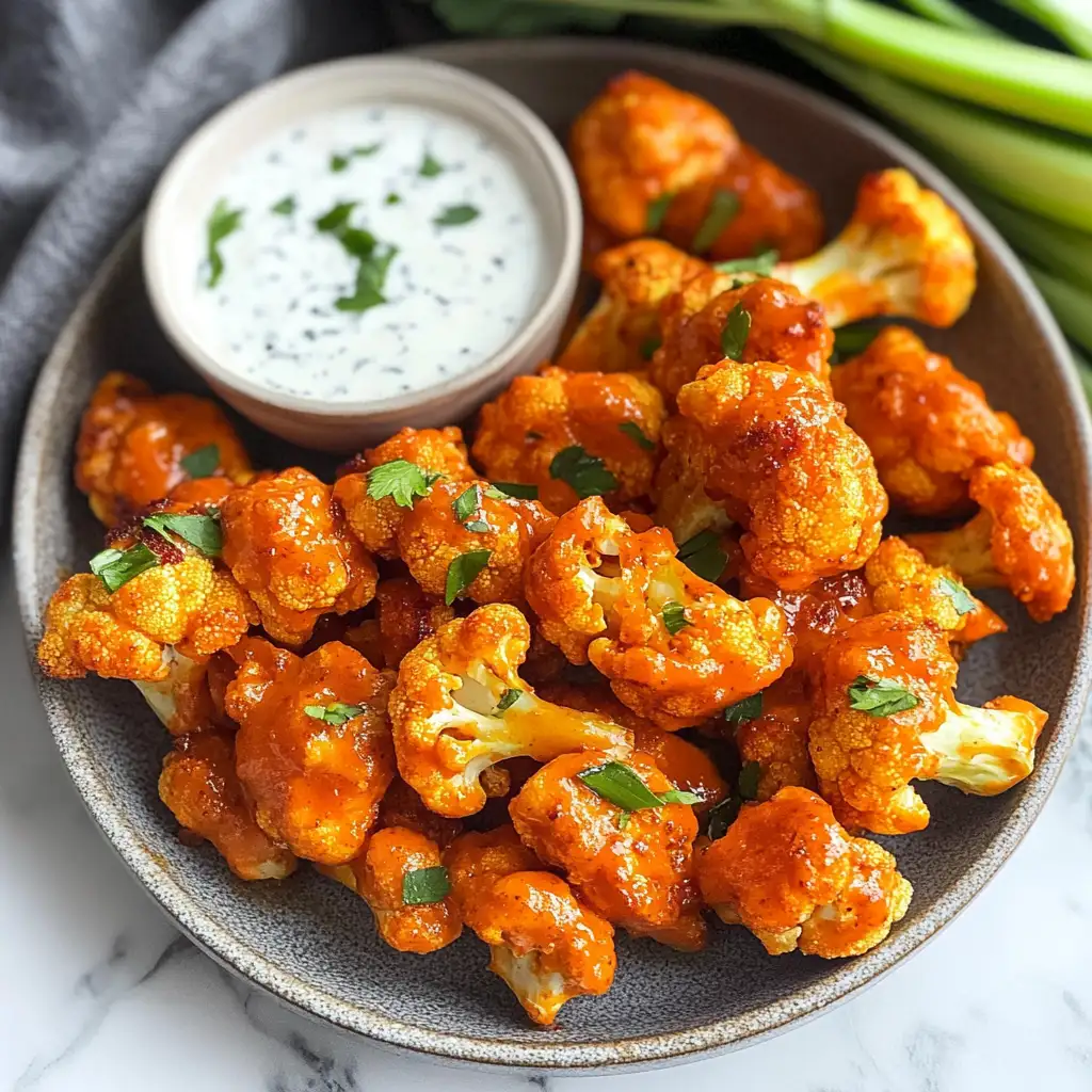 Crispy Air Fryer Buffalo Cauliflower: A Spicy Twist on a Classic Snack - Featured Image