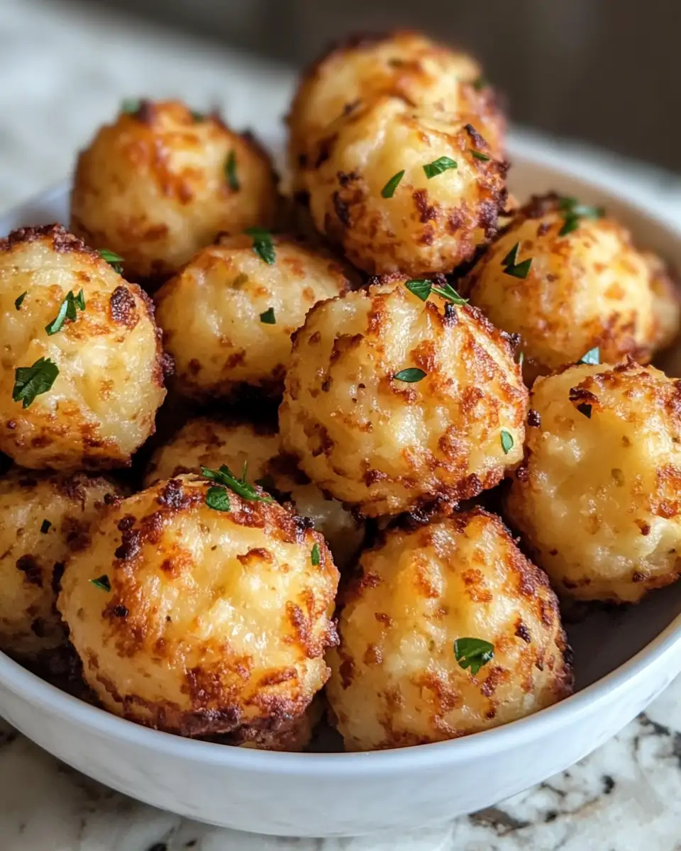 Crispy Air Fryer Mashed Potato Balls: Your New Favorite Snack 6 Final dish - Crispy Air Fryer Mashed Potato Balls: Your New Favorite Snack