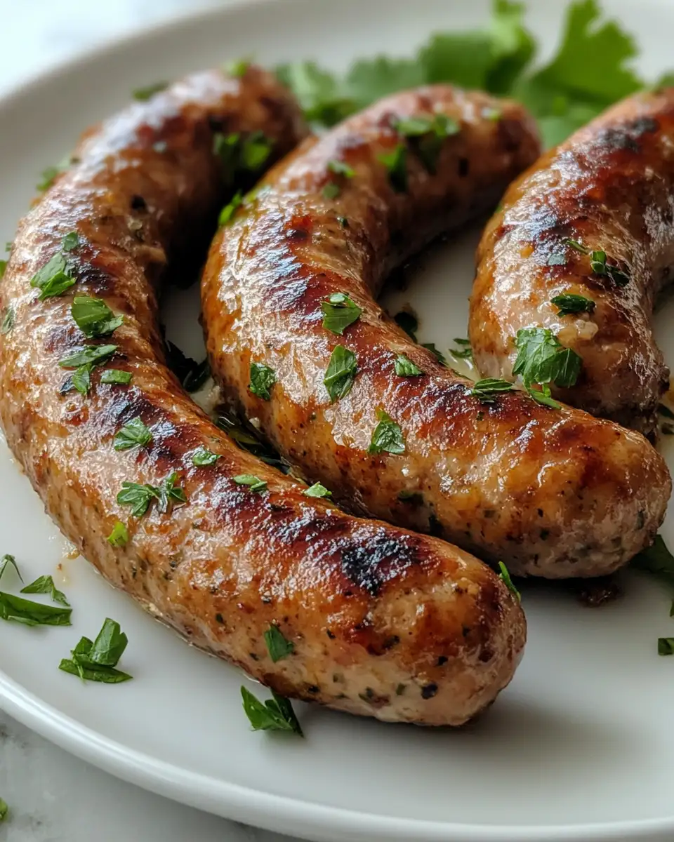 Crispy Delights: Airfryer Chicken Sausage Made Easy 6 Final dish - Crispy Delights: Airfryer Chicken Sausage Made Easy