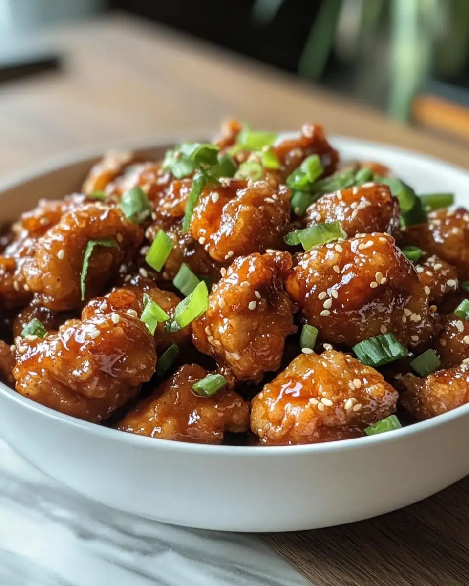 Crispy Airfryer General Tso Chicken: A Healthier Twist on a Classic Dish 6 Final dish - Crispy Airfryer General Tso Chicken: A Healthier Twist on a Classic Dish