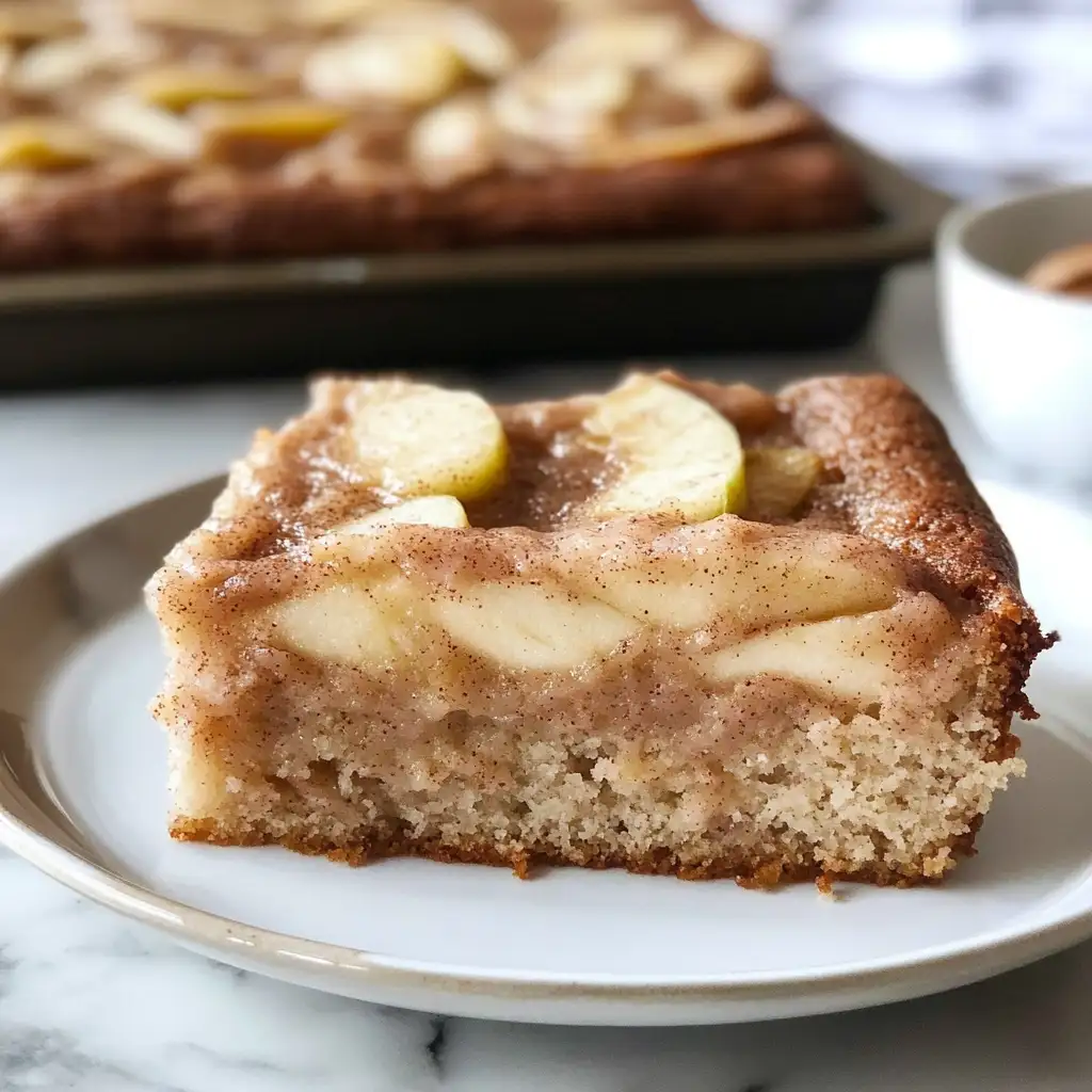 Irresistible Apple Cinnamon Sheet Cake: A Slice of Autumn Bliss - Featured Image