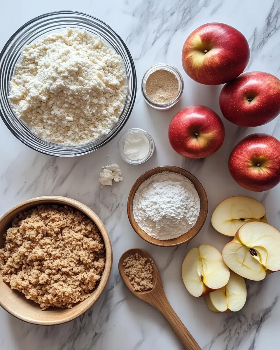 Irresistibly Sweet and Crunchy: The Ultimate Apple Crumb Cake Delight 4 Ingredients for Irresistibly Sweet and Crunchy: The Ultimate Apple Crumb Cake Delight