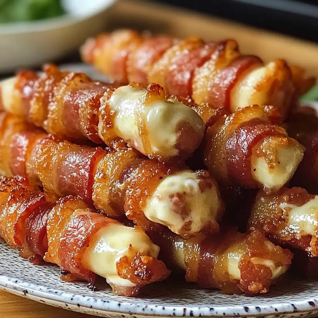 Irresistible Bacon-Wrapped Mozzarella Sticks That Will Elevate Your Snack Game - Featured Image