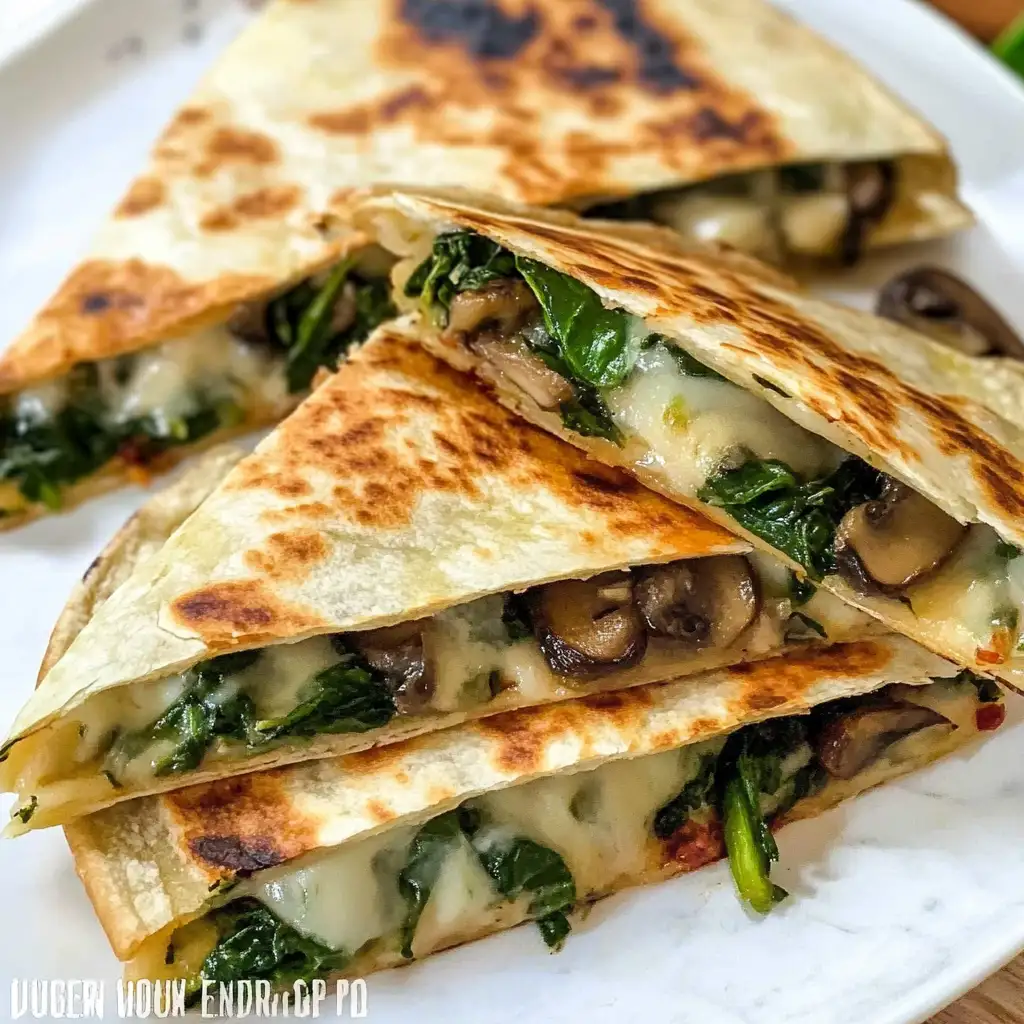 Irresistible Baked Spinach Mushroom Quesadillas That Wow Every Time - Featured Image