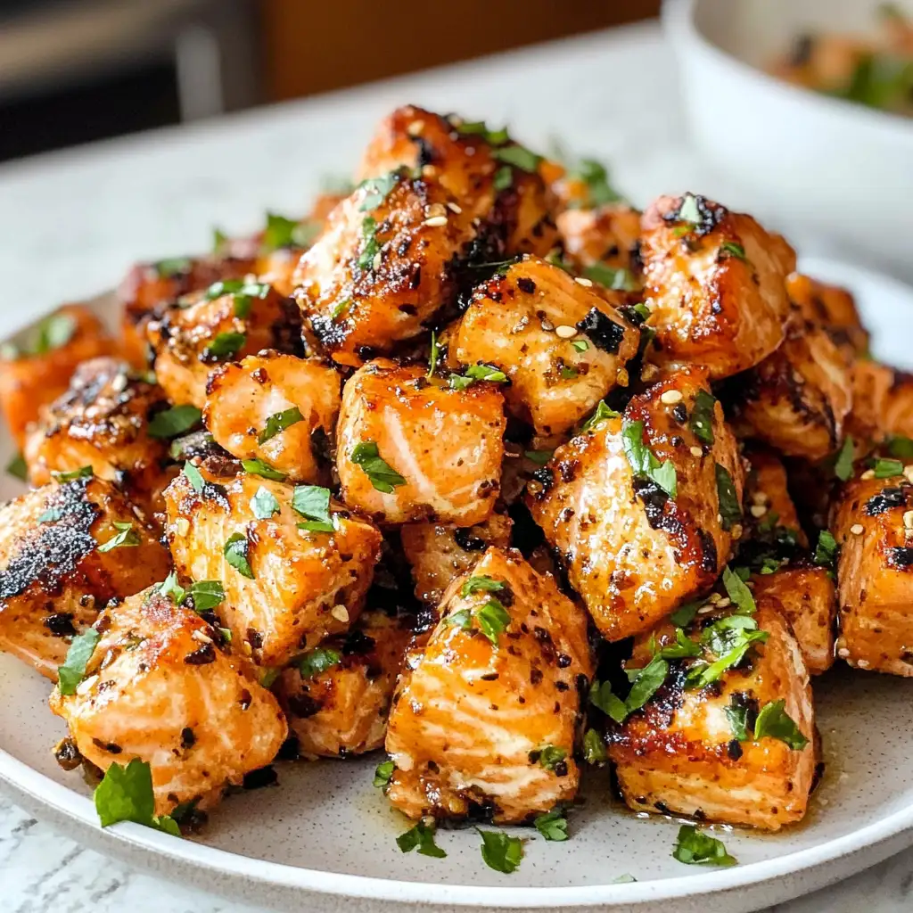 Spice Up Your Dinner with Irresistible Bang Bang Salmon Bites - Featured Image