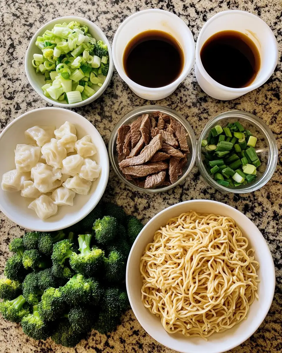 Ingredients for Savory Beef and Broccoli Lomein: Your New Weeknight Favorite