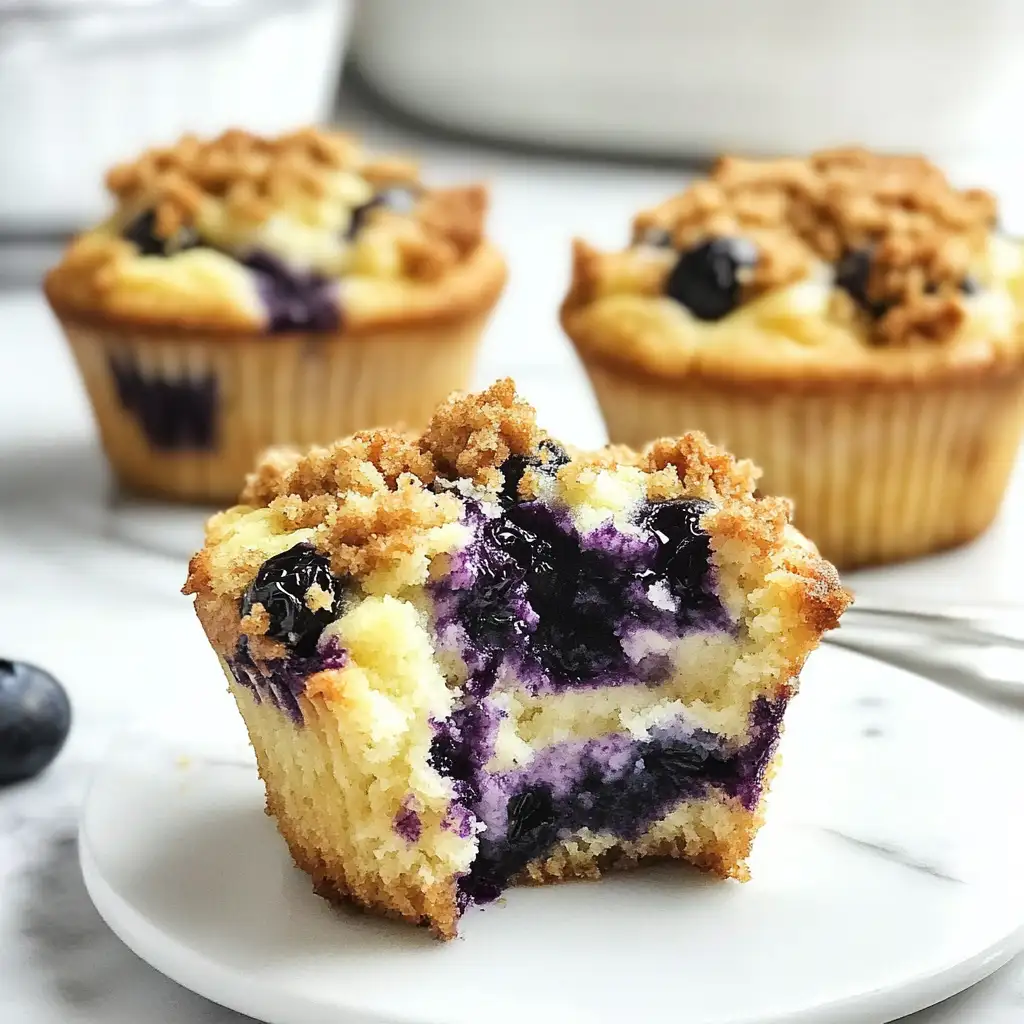 Irresistible Blueberry Cheesecake Crumble Muffins Recipe to Sweeten Your Day - Featured Image