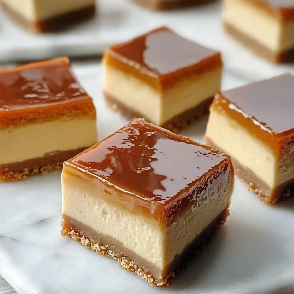 Irresistible Caramel Cheesecake Cubes Recipe to Sweeten Your Day - Featured Image