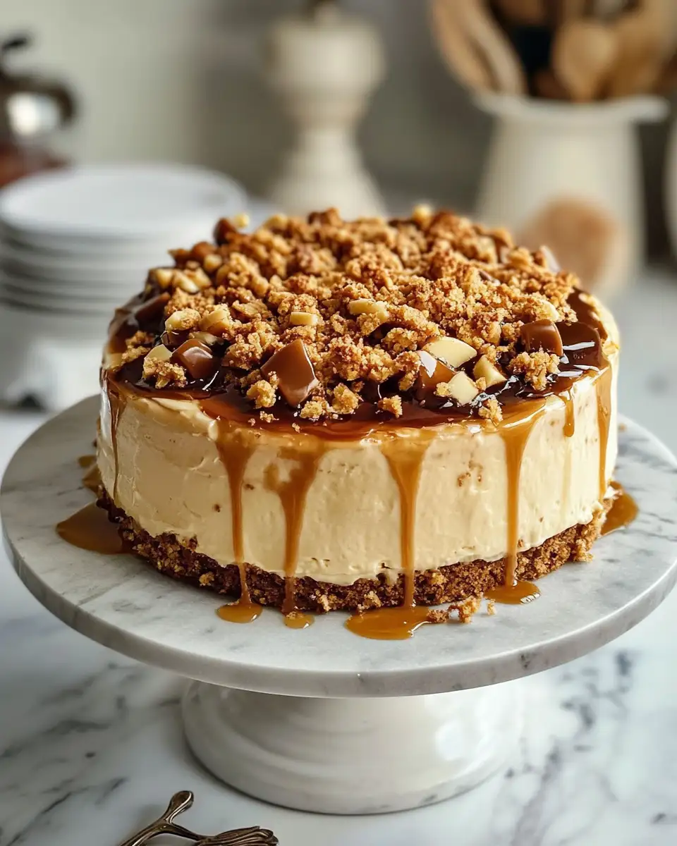 Indulge in Sweet Bliss with Caramel Toffee Crunch Cake 6 Final dish - Indulge in Sweet Bliss with Caramel Toffee Crunch Cake