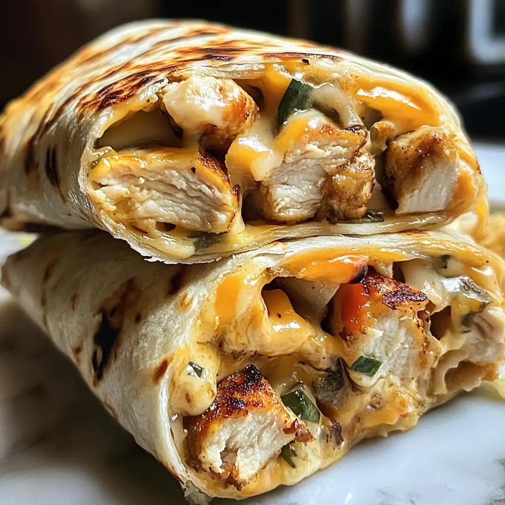 Irresistibly Cheesy Garlic Chicken Wraps That Will Elevate Your Lunch Game - Featured Image