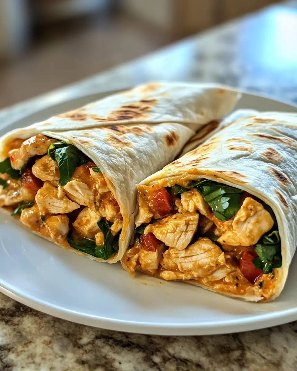 Irresistibly Cheesy Garlic Chicken Wraps That Will Elevate Your Lunch Game 6 Final dish - Irresistibly Cheesy Garlic Chicken Wraps That Will Elevate Your Lunch Game