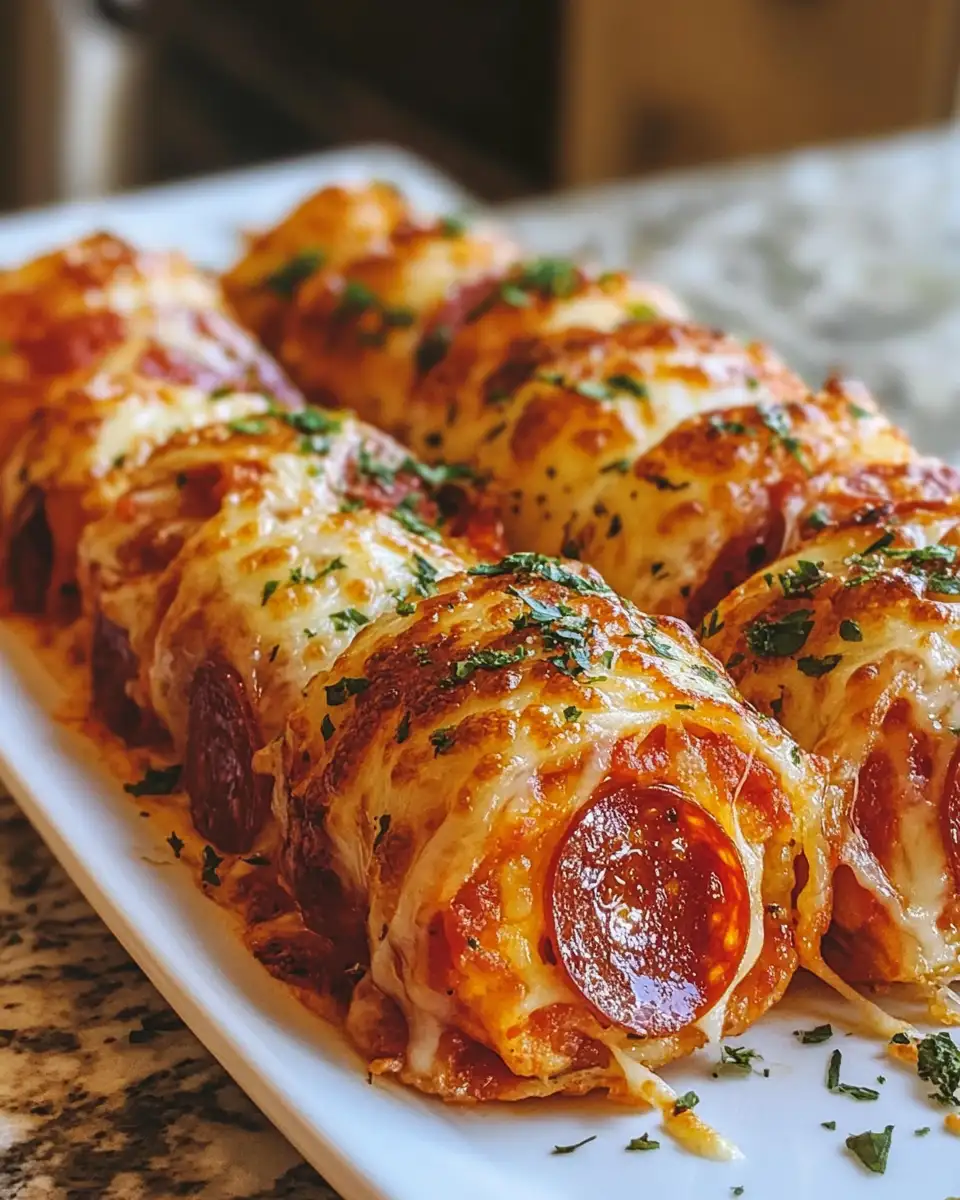 Irresistible Cheesy Pepperoni Pizza Roll-Ups You'll Crave 6 Final dish - Irresistible Cheesy Pepperoni Pizza Roll-Ups You'll Crave