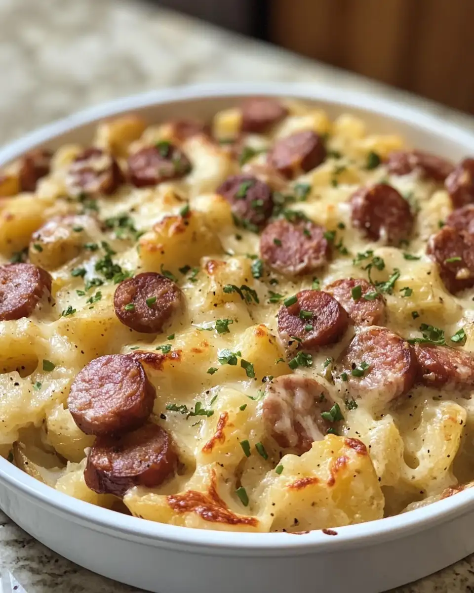 Cheesy Ranch Potatoes and Smoked Sausage: A Flavorful Comfort Food Delight 6 Final dish - Cheesy Ranch Potatoes and Smoked Sausage: A Flavorful Comfort Food Delight