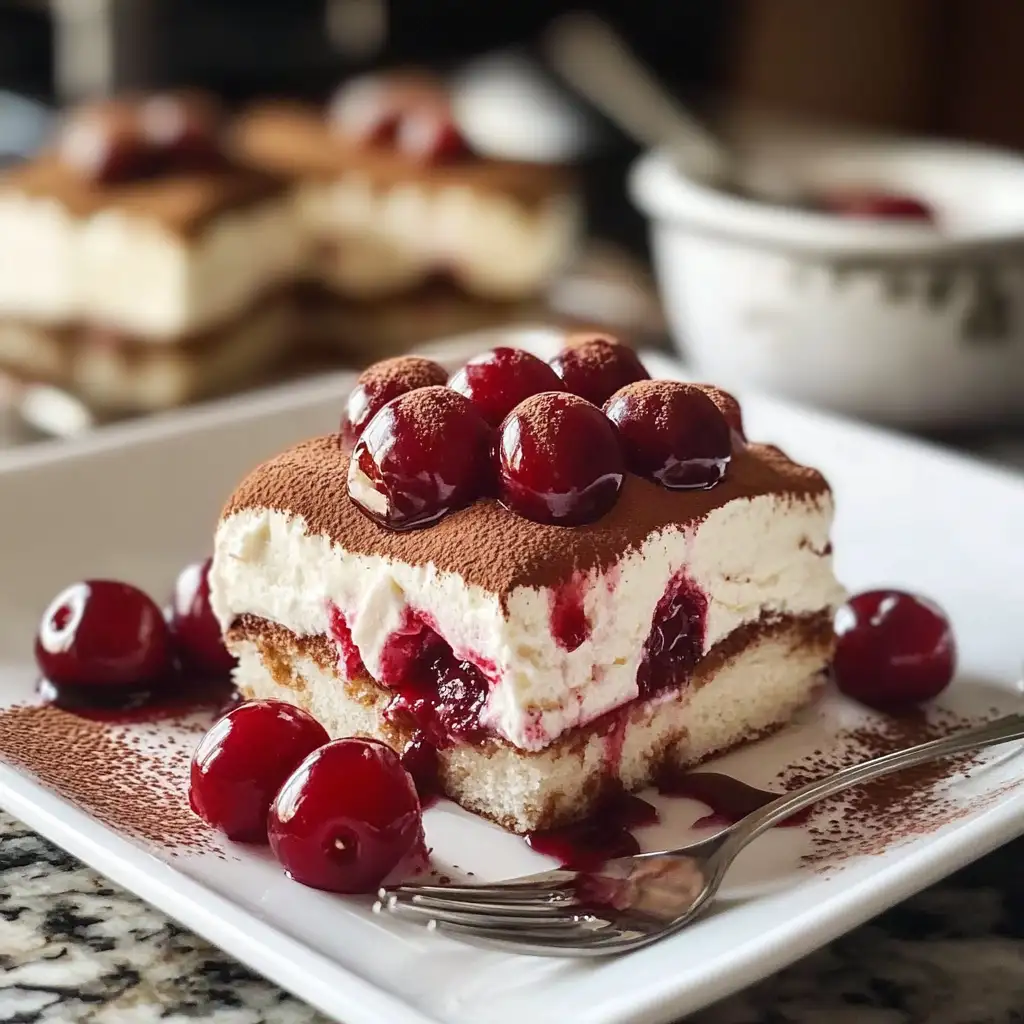 Indulge in the Decadence of Cherry Amaretto Tiramisu - Featured Image