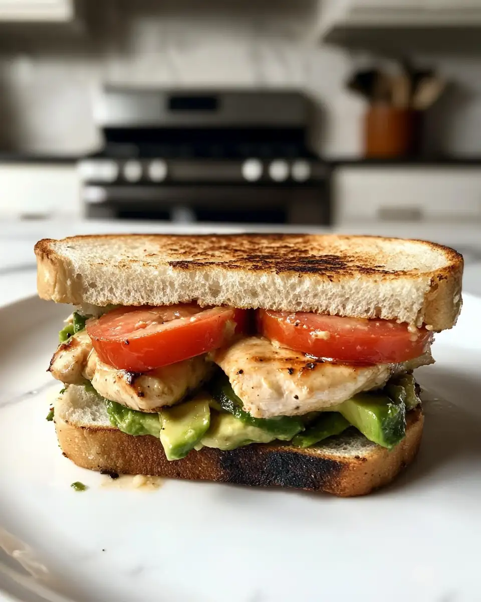 Final dish - Sizzling Chicken Avocado Melt: Your New Favorite Comfort Food
