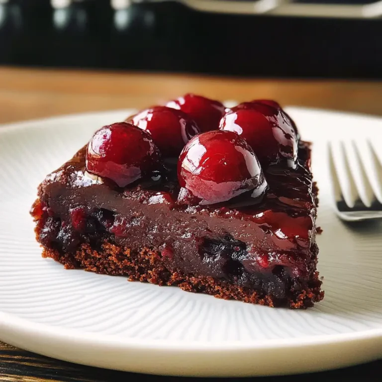 Decadent Delight: Indulge in a Chocolate Cherry Upside Down Cake Fantasy 5 Decadent Delight: Indulge in a Chocolate Cherry Upside Down Cake Fantasy - Featured Image