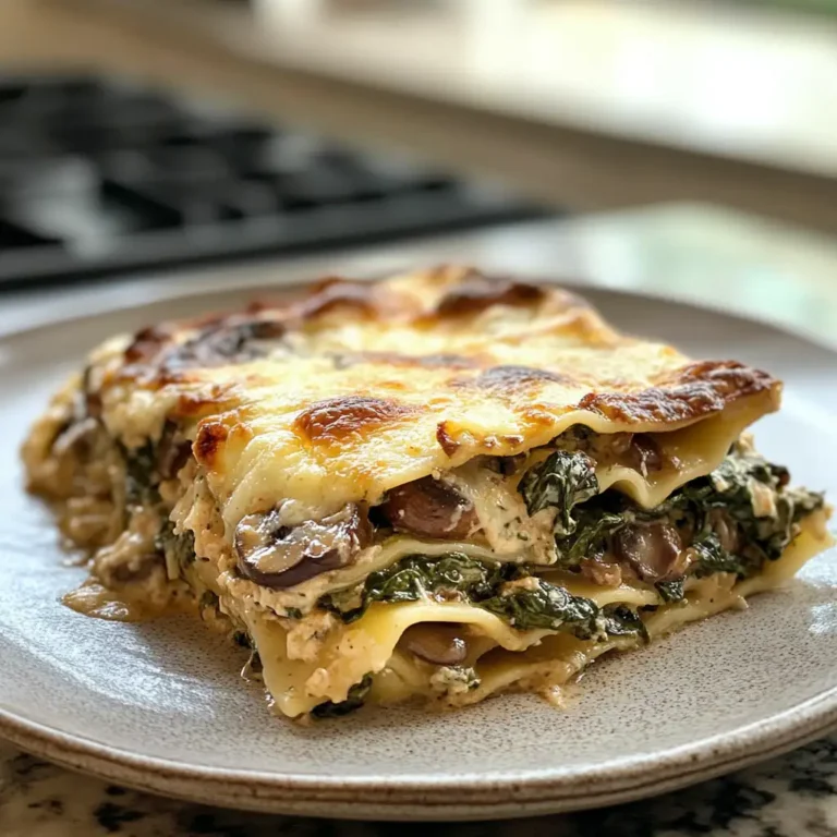 Indulge in Layers of Flavor with Creamy Spinach & Mushroom Lasagna 5 Indulge in Layers of Flavor with Creamy Spinach & Mushroom Lasagna - Featured Image