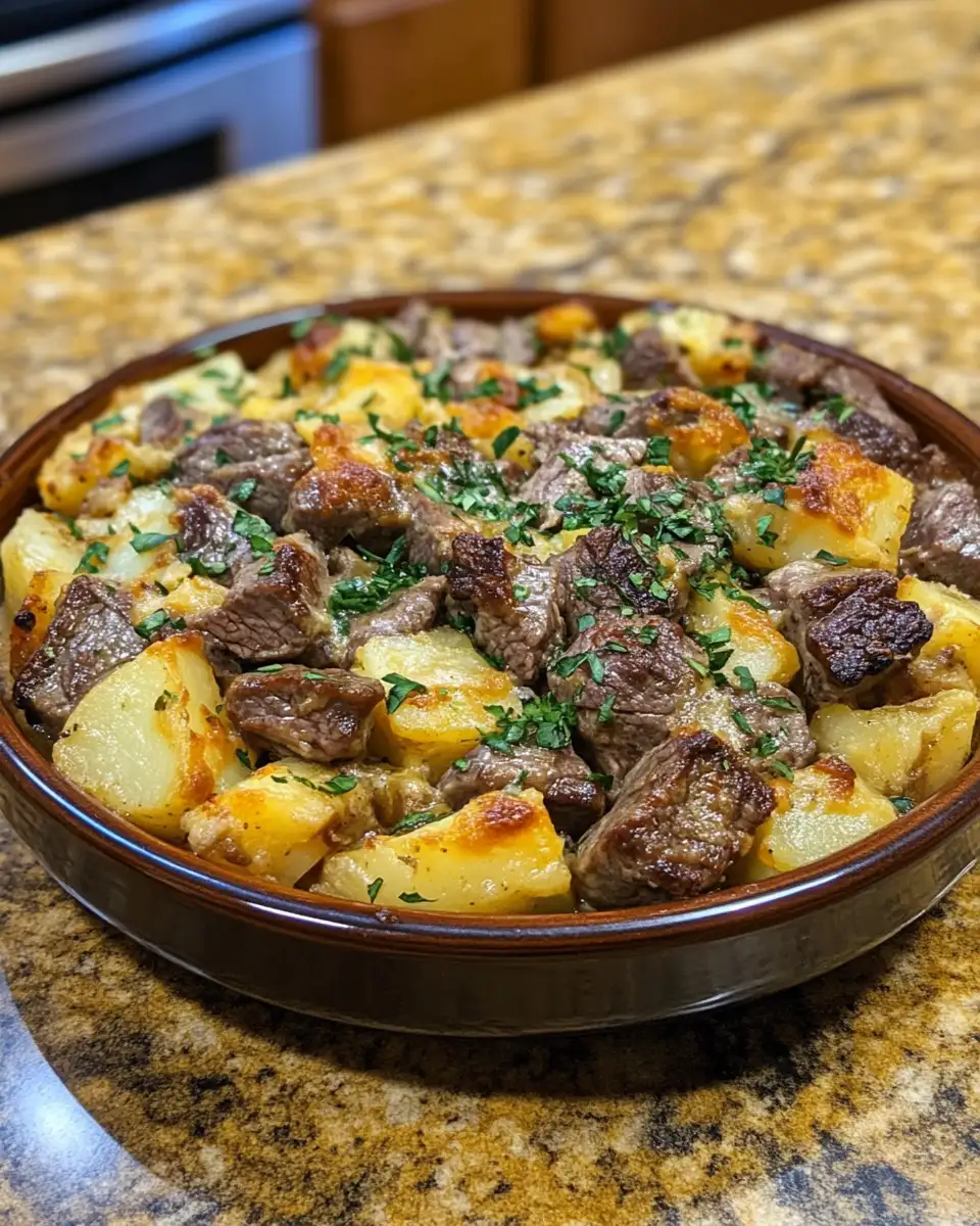 Crockpot Loaded Steak and Potato Bake: A Comfort Food Revolution 6 Final dish - Crockpot Loaded Steak and Potato Bake: A Comfort Food Revolution