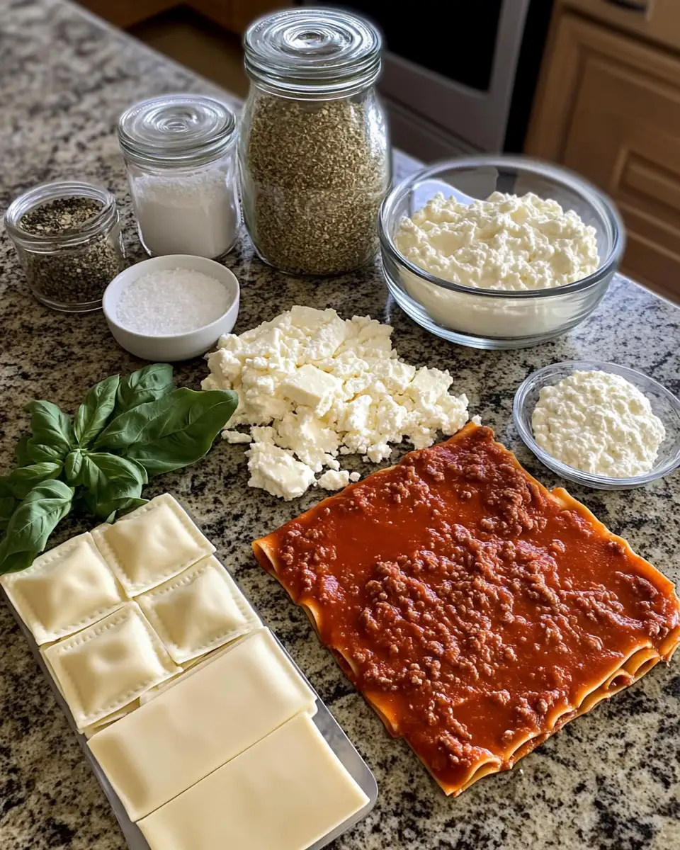 Lazy Day Delight: Crockpot Ravioli Lasagna 4 Ingredients for Lazy Day Delight: Crockpot Ravioli Lasagna