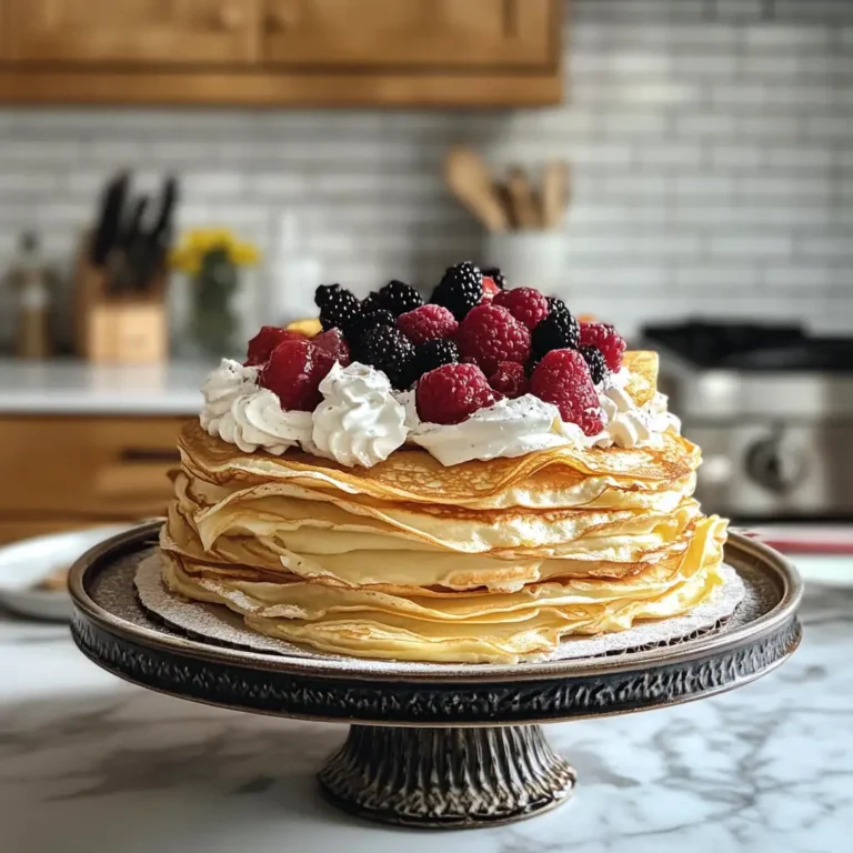 Layers of Delight: Discover the Irresistible Crêpes Cake Sensation - Featured Image