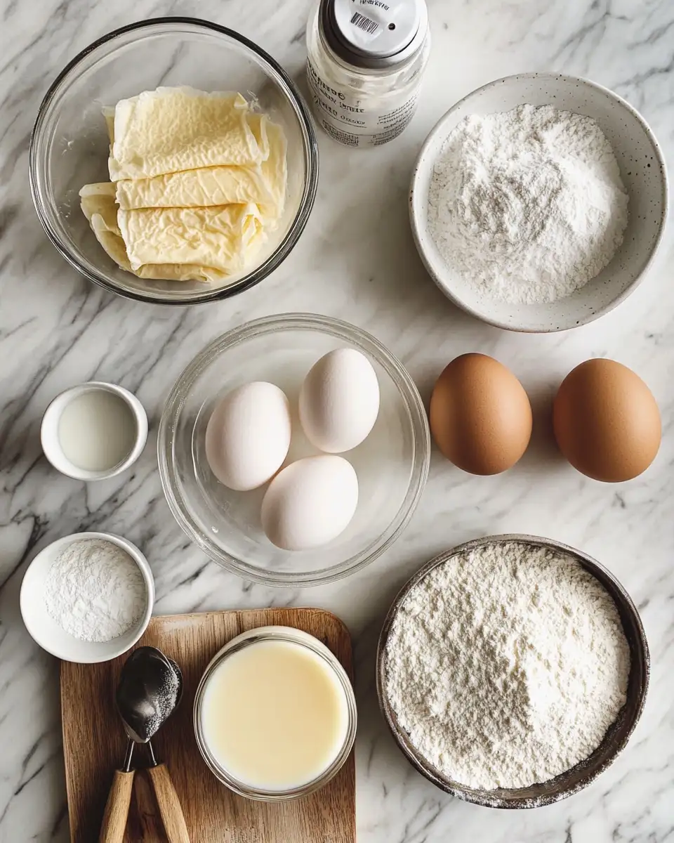 Ingredients for Layers of Delight: Discover the Irresistible Crêpes Cake Sensation