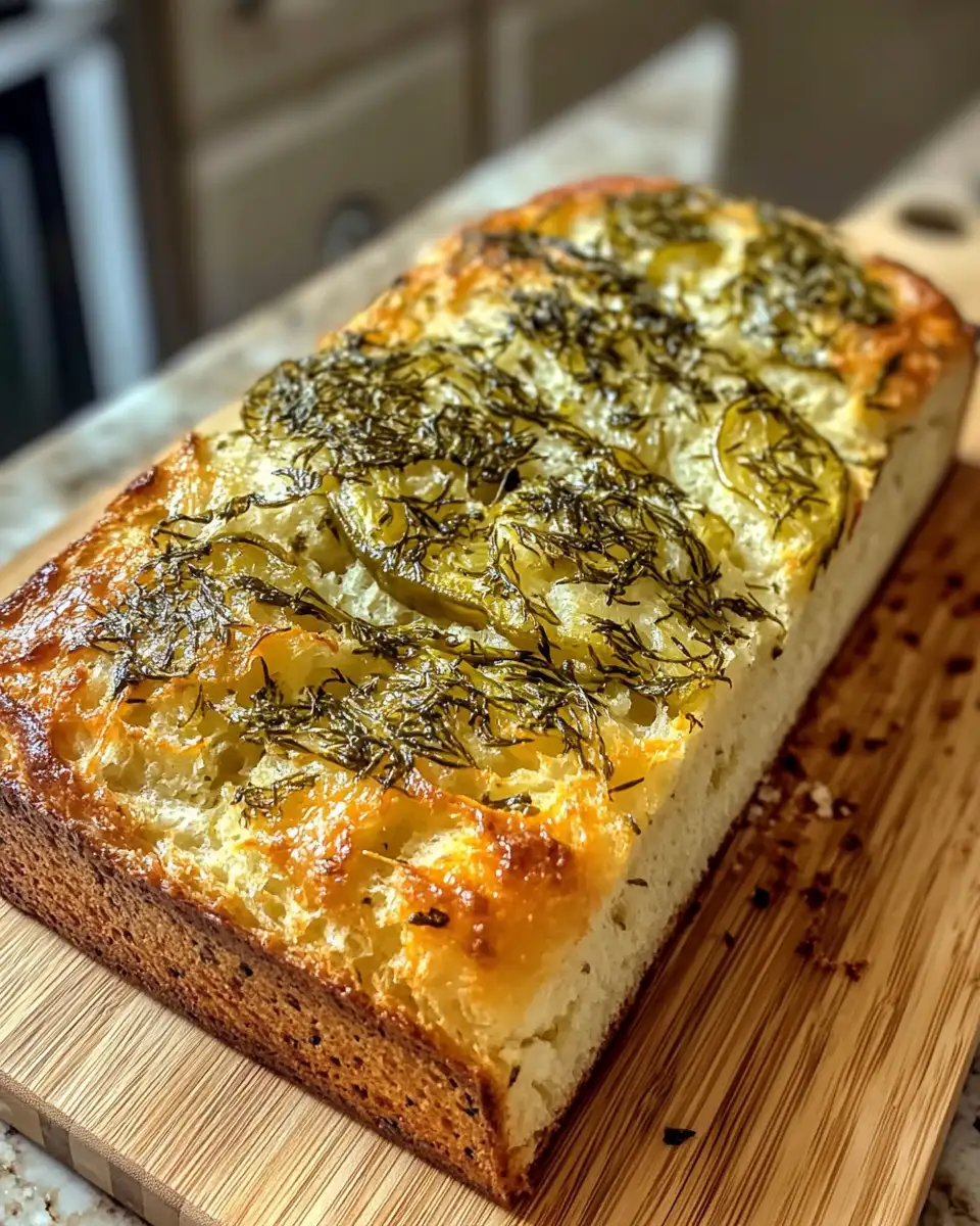 Discover the Zesty Delight of Dill Pickle Bread 6 Final dish - Discover the Zesty Delight of Dill Pickle Bread