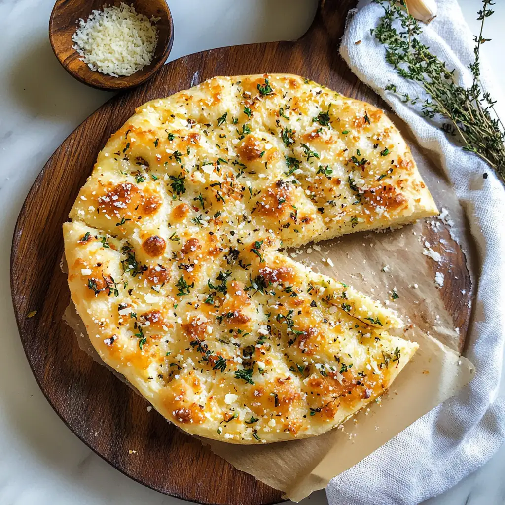Golden Crust Dreams with Garlic Parmesan Focaccia - Featured Image
