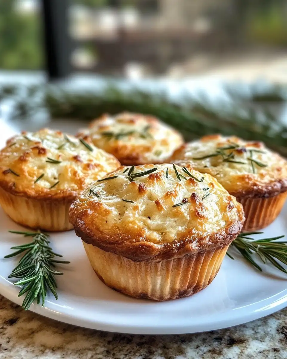 Fluffy Garlic Rosemary Focaccia Muffins to Elevate Your Bread Game 4 Final dish - Fluffy Garlic Rosemary Focaccia Muffins to Elevate Your Bread Game