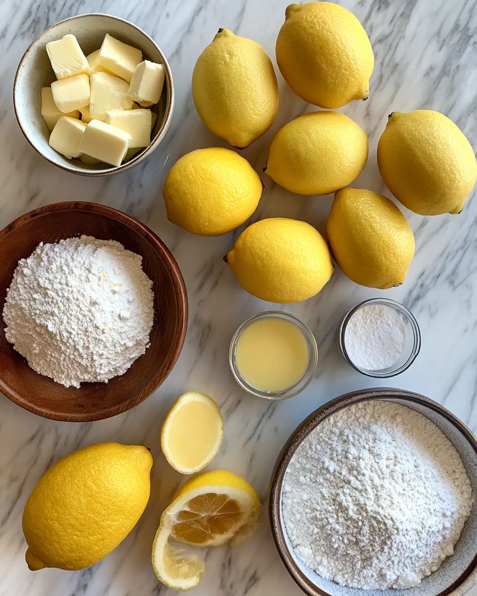 Get Ready for a Delightful Treat with These Lemon Delicacies 4 Ingredients for Get Ready for a Delightful Treat with These Lemon Delicacies