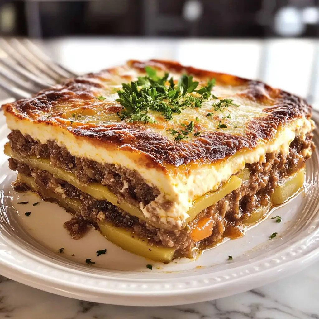 Savor the Flavors of Greece with Hearty Moussaka Delight - Featured Image