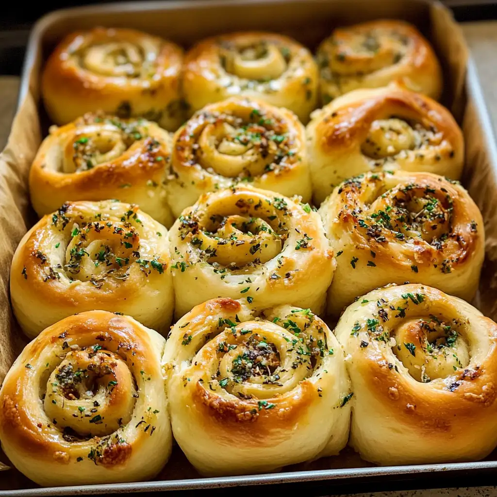 Irresistible Herb & Garlic Swirl Rolls: Your New Favorite Homemade Bread - Featured Image