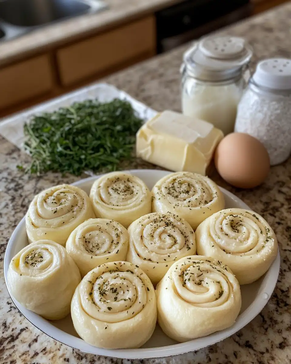 Irresistible Herb & Garlic Swirl Rolls: Your New Favorite Homemade Bread 4 Ingredients for Irresistible Herb & Garlic Swirl Rolls: Your New Favorite Homemade Bread
