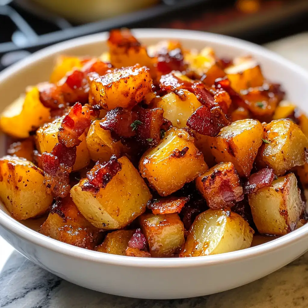 Golden Honey Bacon Roasted Potatoes: A Sweet and Savory Delight - Featured Image