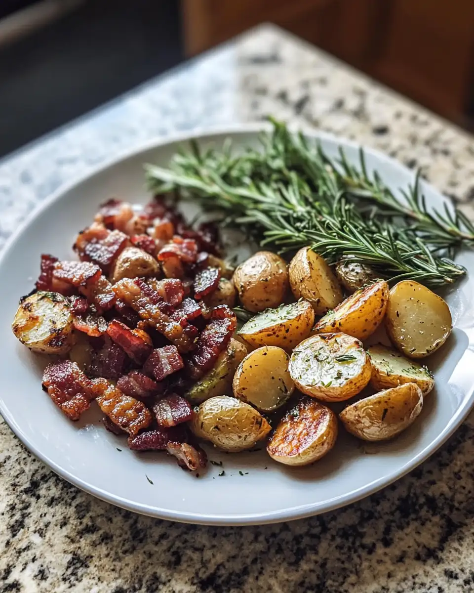 Golden Honey Bacon Roasted Potatoes: A Sweet and Savory Delight 4 Ingredients for Golden Honey Bacon Roasted Potatoes: A Sweet and Savory Delight